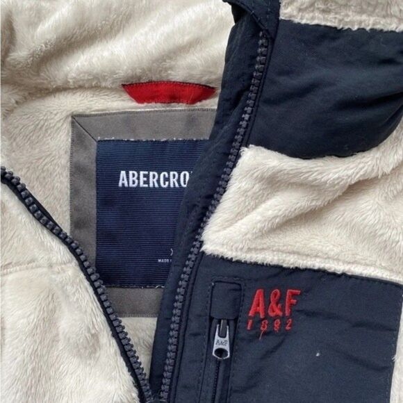 Vintage Abercrombie Womens  Plush Cozy 1/2 Zip  Soft Pullover Sweater XS… - Picture 11 of 13